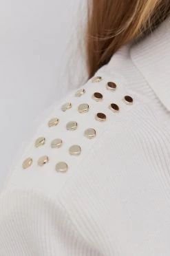 Γυναικεία Χωρίς φερμουάρ Πουλόβερ Patrizia Pepe χρώμα: άσπρο -Φτηνός Patrizia Pepe Κατάστημα unnamed file 4673