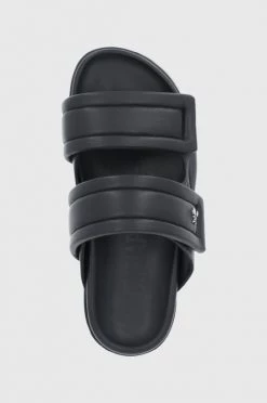 Γυναικεία Σαγιονάρες Δερμάτινες παντόφλες Patrizia Pepe χρώμα: μαύρο -Φτηνός Patrizia Pepe Κατάστημα unnamed file 4709