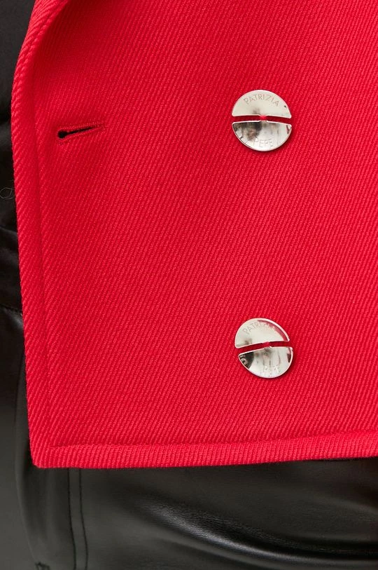 Γυναικεία Σακάκια Μπλέιζερ με μίγμα μαλλιού Patrizia Pepe κόκκινο, 5 Γυναικεία Σακάκια Μπλέιζερ με μίγμα μαλλιού Patrizia Pepe κόκκινο, - Image 5