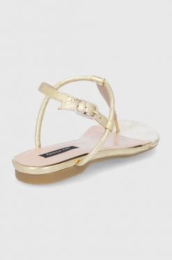 Γυναικεία Σανδάλια Δερμάτινα σανδάλια Patrizia Pepe χρώμα: χρυσαφί -Φτηνός Patrizia Pepe Κατάστημα unnamed file 4723