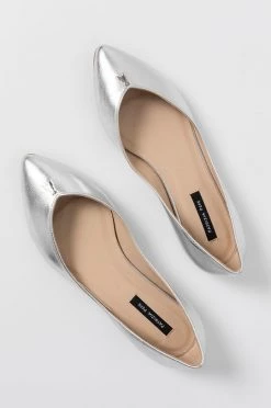 Γυναικεία Μπαλαρίνες Patrizia Pepe - Δερμάτινες μπαλαρίνες ασημί -Φτηνός Patrizia Pepe Κατάστημα unnamed file 4742