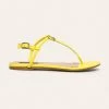 Γυναικεία Σανδάλια Patrizia Pepe - Δερμάτινα σανδάλια κίτρινο