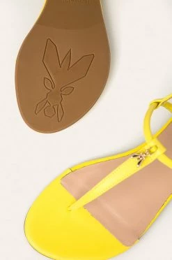 Γυναικεία Σανδάλια Patrizia Pepe - Δερμάτινα σανδάλια κίτρινο -Φτηνός Patrizia Pepe Κατάστημα unnamed file 4746