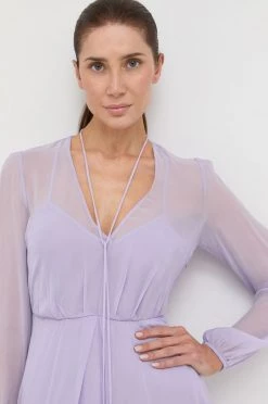 Γυναικεία Φορέματα Φόρεμα Patrizia Pepe μοβ, -Φτηνός Patrizia Pepe Κατάστημα unnamed file 497