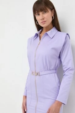 Γυναικεία Φορέματα Φόρεμα Patrizia Pepe μοβ,