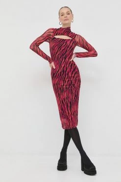 Γυναικεία Φορέματα Φόρεμα Patrizia Pepe πορτοκαλί,