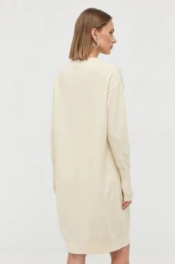 Γυναικεία Φορέματα Φόρεμα από μείγμα μαλλιού Patrizia Pepe κίτρινο, -Φτηνός Patrizia Pepe Κατάστημα unnamed file 554