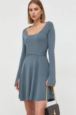 Γυναικεία Φορέματα Φόρεμα Patrizia Pepe χάλυβα μπλε