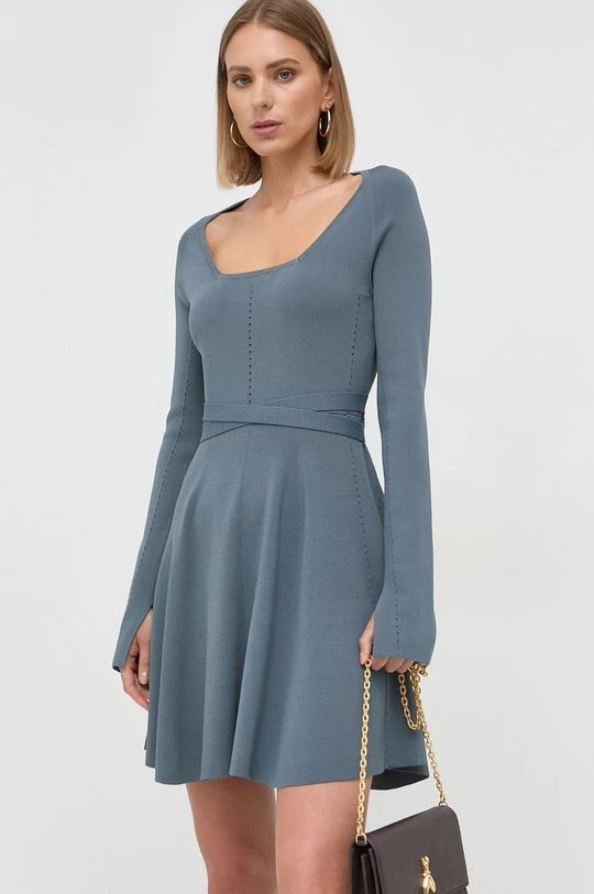 Γυναικεία Φορέματα Φόρεμα Patrizia Pepe χάλυβα μπλε 1 Γυναικεία Φορέματα Φόρεμα Patrizia Pepe χάλυβα μπλε