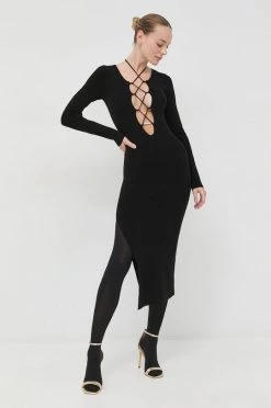 Γυναικεία Φορέματα Φόρεμα Patrizia Pepe μαύρο,