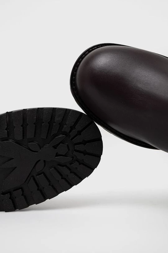 Γυναικεία Μπότες Δερμάτινες μπότες Patrizia Pepe χρώμα: μοβ, 4 Γυναικεία Μπότες Δερμάτινες μπότες Patrizia Pepe χρώμα: μοβ, - Image 4