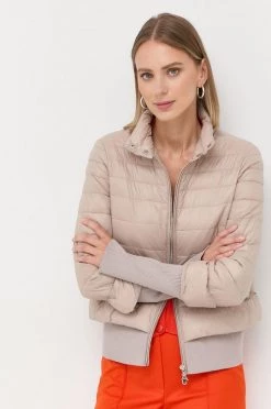 Γυναικεία Κοντά μπουφάν Μπουφάν Patrizia Pepe μπεζ,