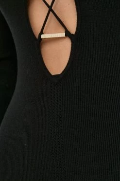 Γυναικεία Φορέματα Φόρεμα Patrizia Pepe μαύρο, -Φτηνός Patrizia Pepe Κατάστημα unnamed file 61