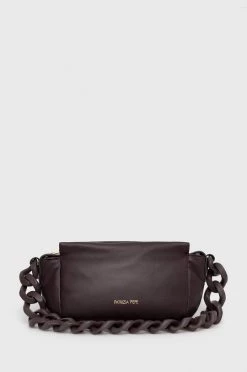 Γυναικεία Τσάντες χιαστί Δερμάτινη τσάντα Patrizia Pepe μοβ