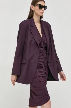 Γυναικεία Σακάκια Σακάκι Patrizia Pepe μοβ, -Φτηνός Patrizia Pepe Κατάστημα unnamed file 678