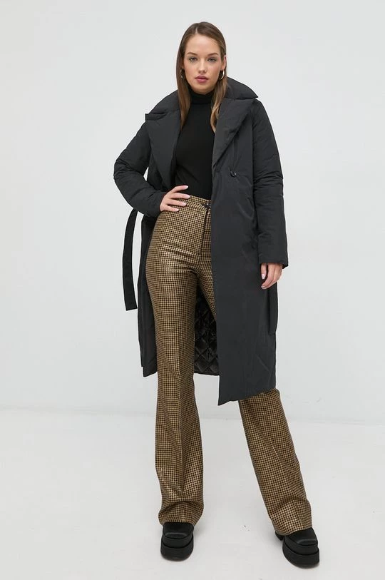 Γυναικεία Μακριά μπουφάν Μπουφάν με επένδυση από πούπουλα Patrizia Pepe μαύρο, 2 Γυναικεία Μακριά μπουφάν Μπουφάν με επένδυση από πούπουλα Patrizia Pepe μαύρο, - Image 2