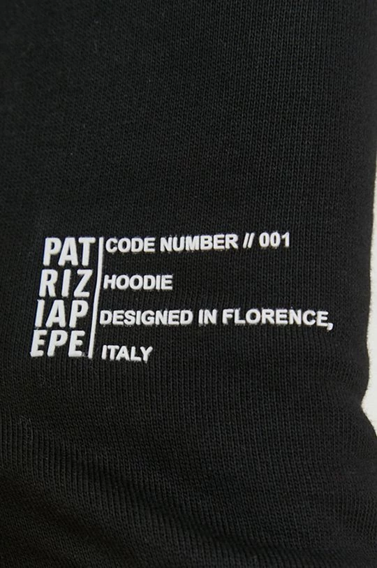 Γυναικεία Χωρίς φερμουάρ Βαμβακερή μπλούζα Patrizia Pepe χρώμα: μαύρο, 5 Γυναικεία Χωρίς φερμουάρ Βαμβακερή μπλούζα Patrizia Pepe χρώμα: μαύρο, - Image 5