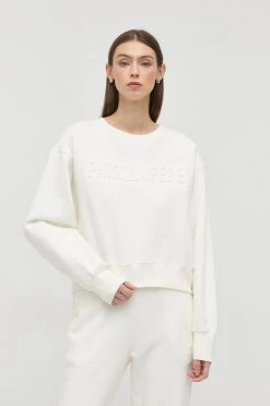 Γυναικεία Χωρίς φερμουάρ Βαμβακερή μπλούζα Patrizia Pepe χρώμα: μπεζ,