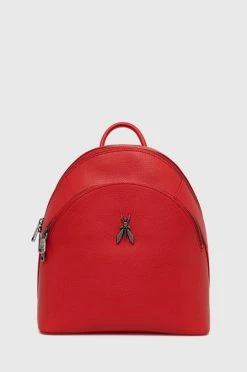 Γυναικεία Σακίδια πλάτης Δερμάτινο σακίδιο Patrizia Pepe χρώμα: κόκκινο,