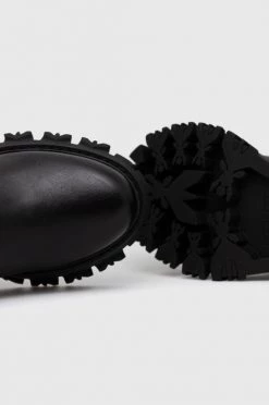 Γυναικεία Μποτάκια Δερμάτινες μπότες τσέλσι Patrizia Pepe χρώμα: μαύρο, -Φτηνός Patrizia Pepe Κατάστημα unnamed file 728