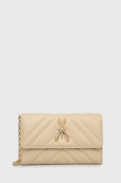 Γυναικεία Τσάντες χιαστί Δερμάτινη τσάντα Patrizia Pepe μπεζ