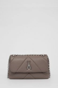 Γυναικεία Τσάντες χιαστί Δερμάτινη τσάντα Patrizia Pepe καφέ