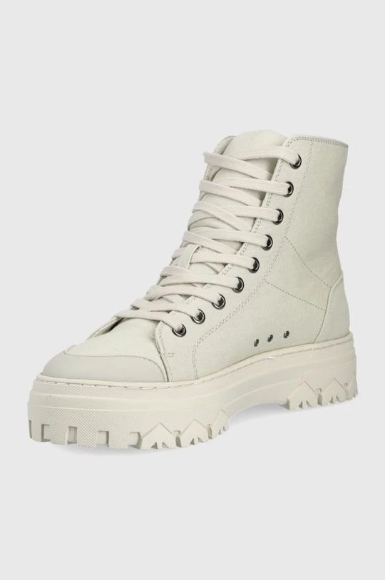 Γυναικεία Μποτάκια Πάνινα παπούτσια Patrizia Pepe χρώμα: γκρι, 3 Γυναικεία Μποτάκια Πάνινα παπούτσια Patrizia Pepe χρώμα: γκρι, - Image 3