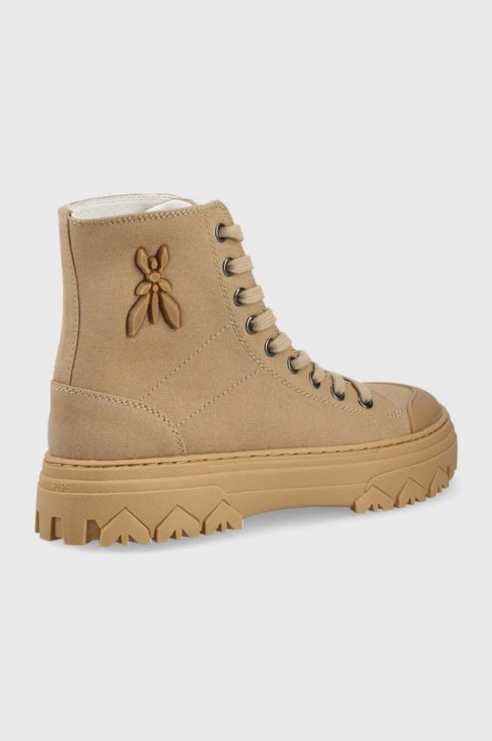 Γυναικεία Μποτάκια Πάνινα παπούτσια Patrizia Pepe χρώμα: μπεζ, 2 Γυναικεία Μποτάκια Πάνινα παπούτσια Patrizia Pepe χρώμα: μπεζ, - Image 2