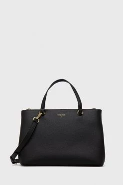 Γυναικεία Τσάντες Shopper και Tote Patrizia Pepe - Δερμάτινη τσάντα χρώμα της άμμου