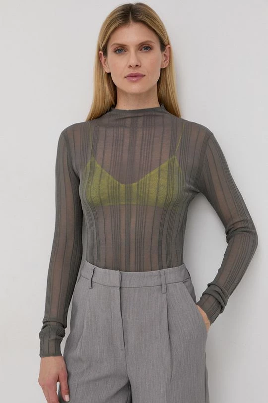 Γυναικεία Μπλούζες Μπλουζάκι Patrizia Pepe χρώμα: πράσινο 4 Γυναικεία Μπλούζες Μπλουζάκι Patrizia Pepe χρώμα: πράσινο - Image 4