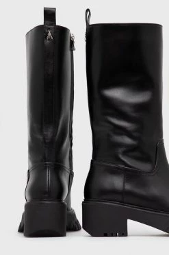 Γυναικεία Μποτάκια Δερμάτινες μπότες Patrizia Pepe χρώμα: μαύρο -Φτηνός Patrizia Pepe Κατάστημα unnamed file 809