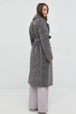 Γυναικεία Παλτά Αναστρέψιμο παλτό Patrizia Pepe χρώμα: γκρι, -Φτηνός Patrizia Pepe Κατάστημα unnamed file 82