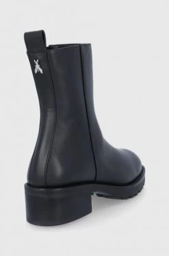 Γυναικεία Μποτάκια Δερμάτινες μπότες Patrizia Pepe χρώμα: μαύρο -Φτηνός Patrizia Pepe Κατάστημα unnamed file 821