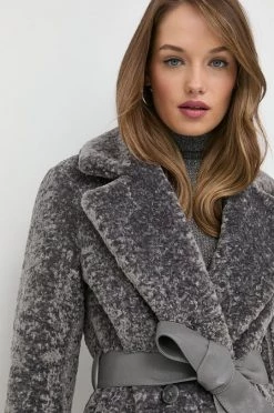 Γυναικεία Παλτά Αναστρέψιμο παλτό Patrizia Pepe χρώμα: γκρι, -Φτηνός Patrizia Pepe Κατάστημα unnamed file 84