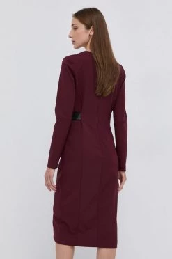 Γυναικεία Φορέματα Φόρεμα από μείγμα μαλλιού Patrizia Pepe κάστανο -Φτηνός Patrizia Pepe Κατάστημα unnamed file 849