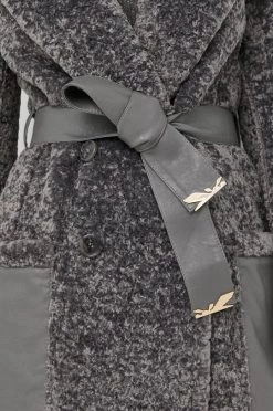 Γυναικεία Παλτά Αναστρέψιμο παλτό Patrizia Pepe χρώμα: γκρι, -Φτηνός Patrizia Pepe Κατάστημα unnamed file 85