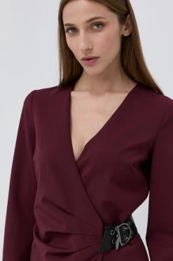 Γυναικεία Φορέματα Φόρεμα από μείγμα μαλλιού Patrizia Pepe κάστανο -Φτηνός Patrizia Pepe Κατάστημα unnamed file 850