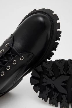 Γυναικεία Μποτάκια Δερμάτινα Workers Patrizia Pepe χρώμα: μαύρο -Φτηνός Patrizia Pepe Κατάστημα unnamed file 865