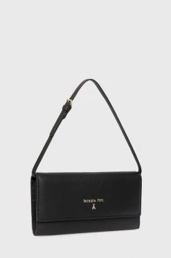 Γυναικεία Πορτοφόλια Δερμάτινο πορτοφόλι Patrizia Pepe χρώμα: μαύρο -Φτηνός Patrizia Pepe Κατάστημα unnamed file 869