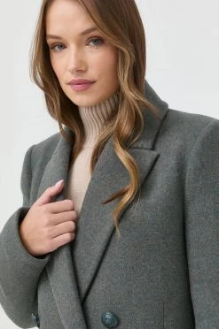 Γυναικεία Παλτά Μάλλινο παλτό Patrizia Pepe γκρι, -Φτηνός Patrizia Pepe Κατάστημα unnamed file 893