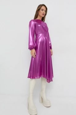 Γυναικεία Φορέματα Φόρεμα Patrizia Pepe μοβ,