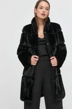 Γυναικεία Μακριά μπουφάν Μπουφάν Patrizia Pepe μαύρο,