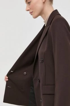 Γυναικεία Σακάκια Μπλέιζερ με μίγμα μαλλιού Patrizia Pepe καφέ, -Φτηνός Patrizia Pepe Κατάστημα unnamed file 940