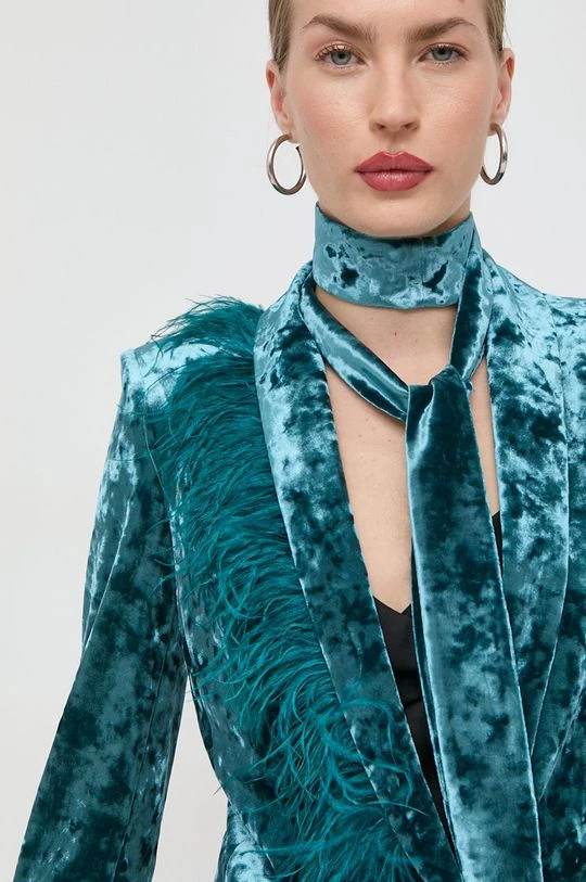 Γυναικεία Σακάκια Σακάκι Patrizia Pepe τιρκουάζ, 4 Γυναικεία Σακάκια Σακάκι Patrizia Pepe τιρκουάζ, - Image 4