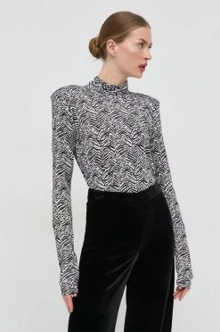 Γυναικεία Μακρυμάνικο Longsleeve Patrizia Pepe μαύρο