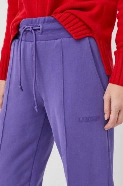 Γυναικεία Παντελόνια φόρμας Βαμβακερό παντελόνι Patrizia Pepe μοβ -Φτηνός Patrizia Pepe Κατάστημα unnamed file 970