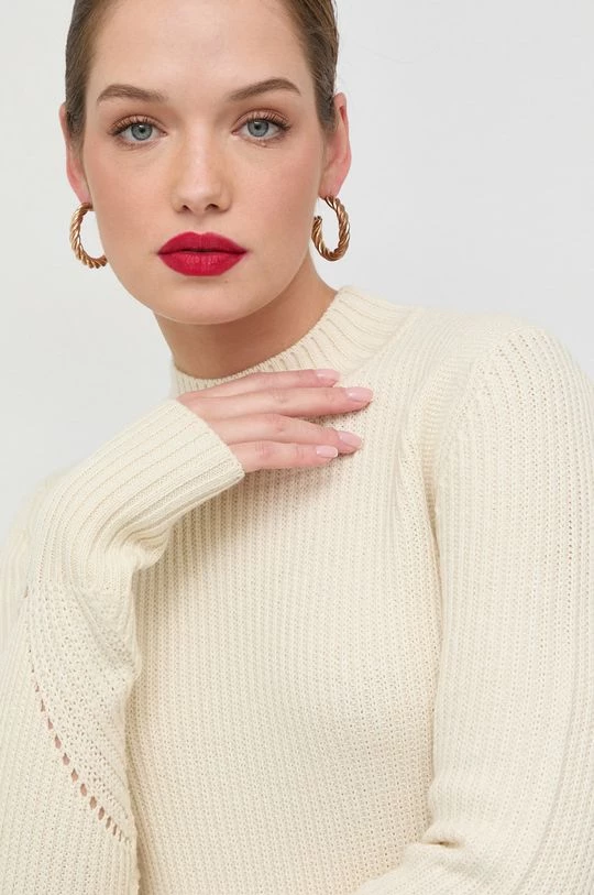 Γυναικεία Φορέματα Μάλλινο φόρεμα Patrizia Pepe μπεζ, 4 Γυναικεία Φορέματα Μάλλινο φόρεμα Patrizia Pepe μπεζ, - Image 4